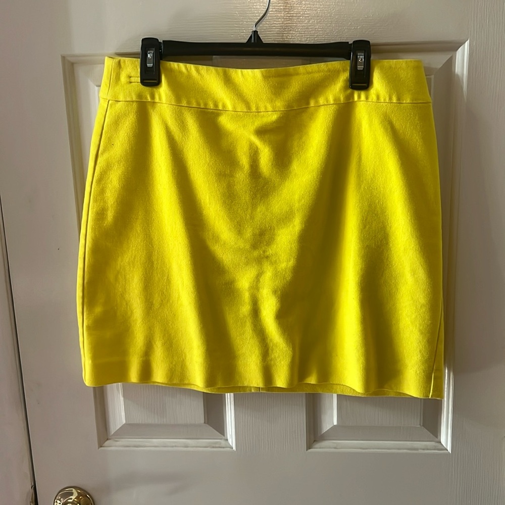 Yellow Midi Skirt